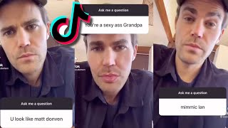 Paul Wesley’s “close friends only” stories on instagram (q&a) | TikTok Compilation video