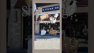 Let's Go Shopping! Coach X Peanuts Edition