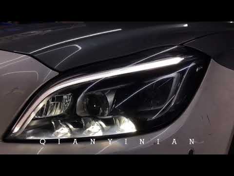 How to install Refit LED headlights 2012+W218 CLS450 CLS500 CLS63Mercedes multi-beam LED headlights