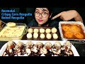 Eating Rasmalai Rasgulla Crispy Corn Rasgulla Baked Rasgulla Indian Sweets Mukbang Big Bites
