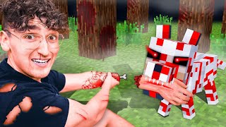 I Fooled My Friend with BLOOD WOLF in Minecraft