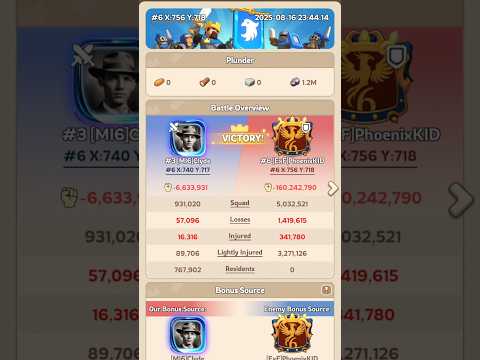 700M power Mega whale burned 🔥 | s3 vs s6 Kingdom of power #kingshot