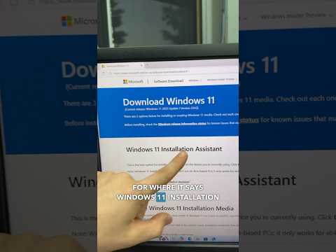 How to upgrade to Windows 11! #tech #pc #techtips #windows #pcbuild #repair