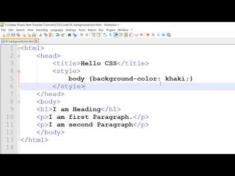 background color property in CSS Hindi