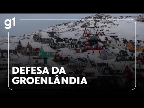 Jornal Hoje: Países europeus começaram a mandar tropas e fazer exercícios militares na Groenlândia