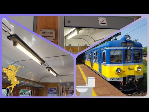 Przejazd EN57-1760 na odcinku Gdańsk Politechnika - Gdańsk Przymorze-Uniwersytet 1.07.2022