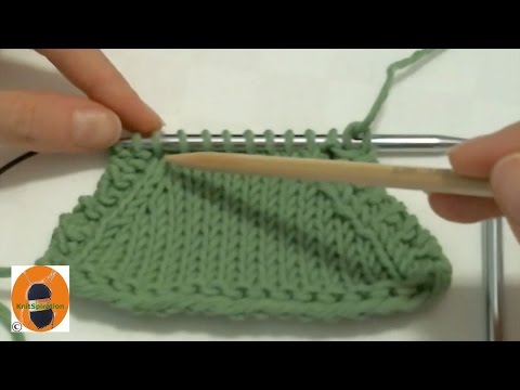 Stricken wir! Basics 14: Abnahme: 2 Maschen zusammenstricken (decrease  k2tog)