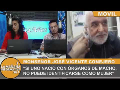 Conejero: “Si uno nació con órganos de macho, entonces no puede ser una mujer”
