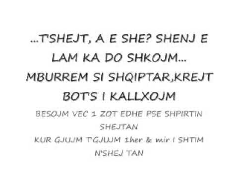 KING LINK FT ELEMINIM T'SHEJT (me text)