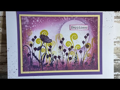 Happiness Is A Poppy Meadow by Jo Rice #laviniastamps #cardmaking
