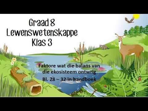 LEWENSWETENSKAP GRAAD 8: 27 April 2020 - periode 7 (2787)
