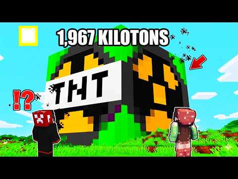 Using MODDED TNT to DESTROY Minecraft! ( Tagalog )