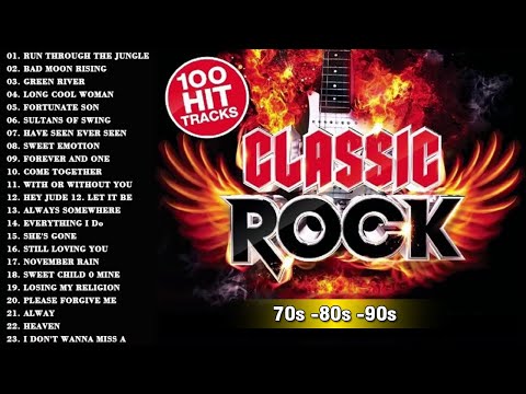Top 500 Classic Rock 70s 80s 90s Songs Playlist ♫ Classic Rock Songs Of All Time
