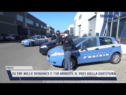 2021-12-23 PRATO - OLTRE MILLE DENUNCE E 150 ARRESTI, IL 2021 DELLA QUESTURA