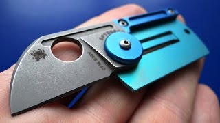 Image. Military Dog Tag Style, Spyderco Dog Tag Folder