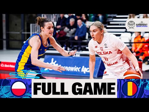 Poland v Romania | Full Basketball Game | FIBA Women's EuroBasket 2027 Qualifiers