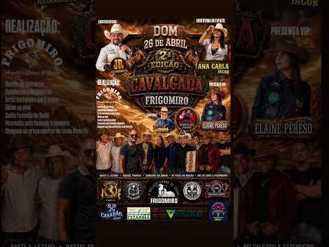 Dia 26 de abril em Linda Vista, Cezarina-GO a gente se encontra por lá