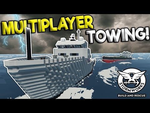 Multiplayer Towing Turns Into Disaster Stormworks