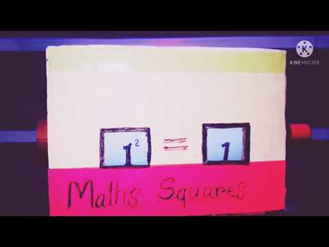 DIY Maths Squares Machine - 1 to 10 || Working Model for School ||