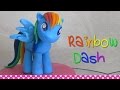 How to make Rainbow Dash, My Little Pony cake ...