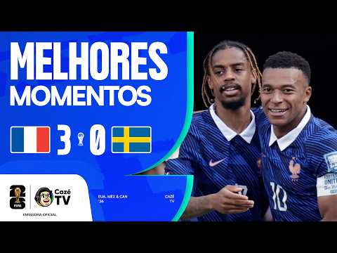 Melhores momentos de França x Suécia