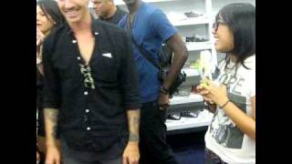 Brandon Boyd. Toms Shoes Collabo Shoe Signing