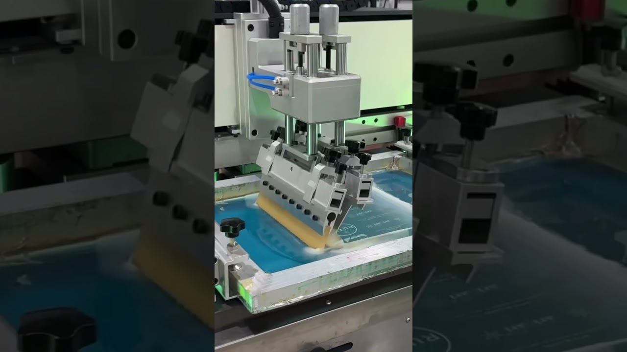 SSP350 Double Station Silk screen printing machine with Foiling Device