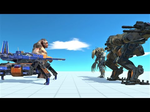 S.P.I.D.E.R with goro vs boss with B.O.S.S Animal Revolt Battle Simulator