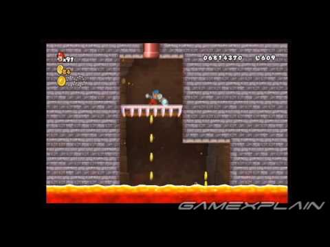 New Super Mario Bros. Wii Level 8 Castle 2 Star Coins