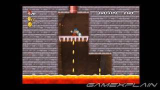 New Super Mario Bros. Wii Level 8 Castle 2 Star Coins