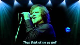 Mark LaneGan MirroRed-Live with lyrics on Screen