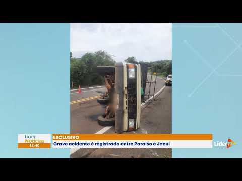 Grave acidente é registrado na BR-265