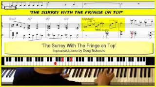 'The Surrey With The Fringe On Top' - jazz piano tutorial