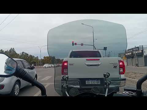 Volviendo de Rada tilly, hasta km3 comodoro, en mi ns200...moteando ando...