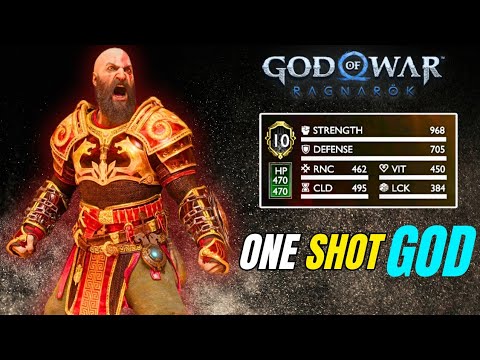 I Made Kratos a GOD and One-Shot Every Berserker And Gna - God Of War Ragnarok