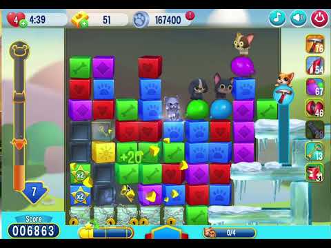 Pet Rescue Saga 2024 Level 219 No Boosters failed