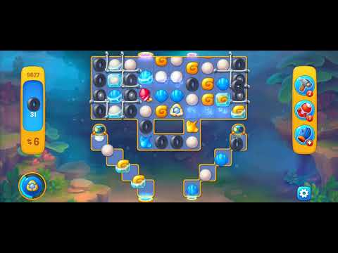 Fishdom Easy Level 9627 (with ingame lightning and firecracker boosters) @choraelmin