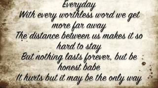 Nothing lasts forever Maroon 5 Lyrics