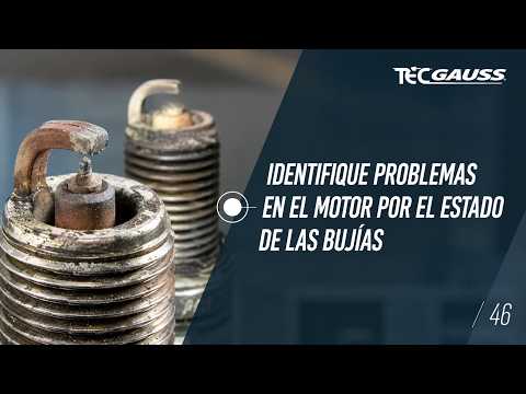 Identifica problemas en el motor por el estado de las bujías | #TecGauss 46