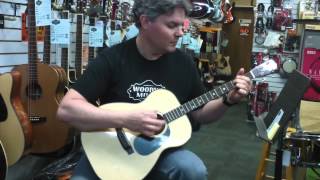 Video thumbnail for Woody's Music - Tunesday Tuesday - Blueridge BR-40T Tenor Guitar by woody's music