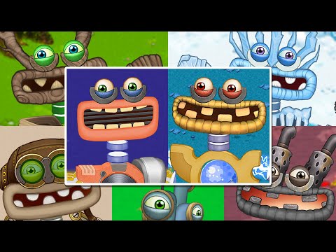 Wubbox, Rare Wubbox, Epic Wubbox - All Island Trios (My Singing Monsters)