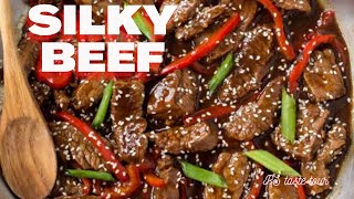 SILKY BEEF || How To Make Silky Beef || SILK SESEME  BEEF  RECIPE || Perfect Beef Recipie||
