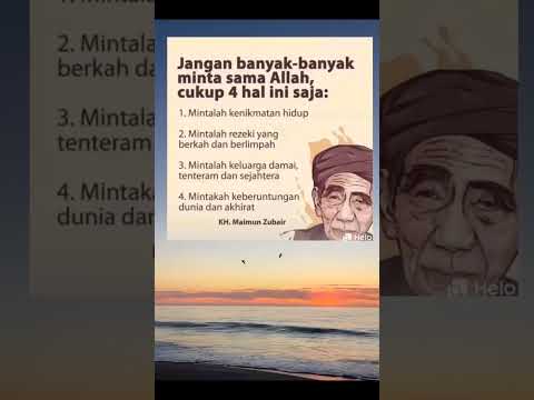 Malino Quotes | KATA MOTIVASI | BIJAK KH. MAIMUN ZUBAIR #short #motivasiislam #quotes #shots