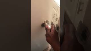 Quickest way to open doors when your door got lock accidentally part 2.