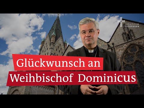 Weihbischof Dominicus Meier wird Bischof von Osnabrück: Glückwunsch von Erzbischof Dr. Bentz