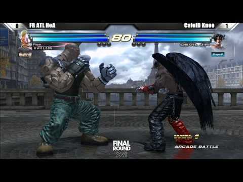 Tekken Tag Tournament 2 Top 8 FR ATL HoA vs CafeId Knee - Final Round XVI