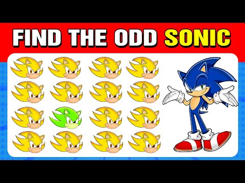 101 puzzles for GENIUS | Find the ODD One Out - Sonic the Hedgehog Edition