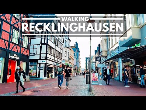 DEUTSCHLAND, ZURÜCK ZUM NORMALEN LEBEN. Stadtzentrum, RECKLINGHAUSEN