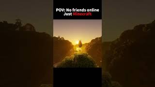 Just Me, Minecraft, and the Sunset #vecna #crazyteam