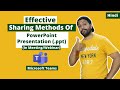 How To Share PowerPoint Presentation effectively In meeting | Microsoft Teams | Hindi | Part 23